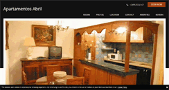 Desktop Screenshot of apartamentos-abril.com
