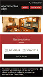 Mobile Screenshot of apartamentos-abril.com